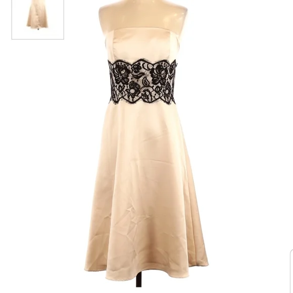 keyhole back wedding dress lace Sophia Champagne Lace A-Line Wedding Dress